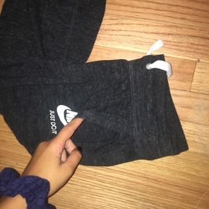 Grey Nike joggers